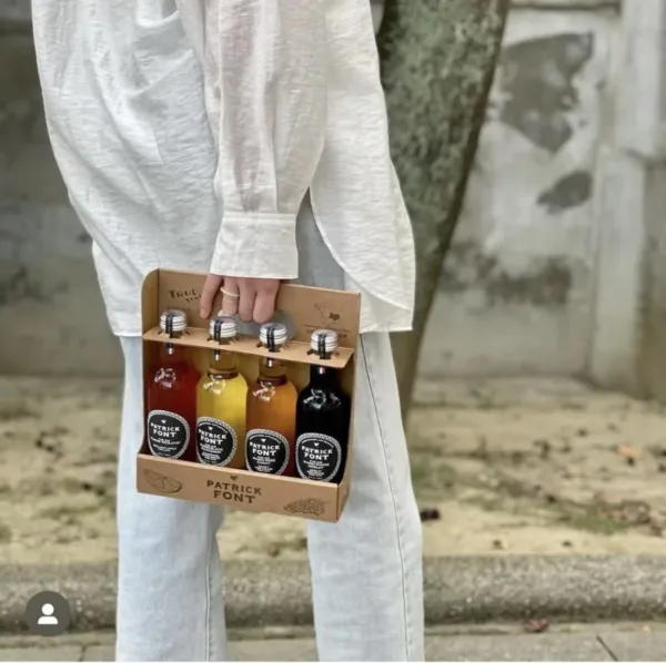 法國Patrick Font 精品果汁提盒組 - 250ml x4