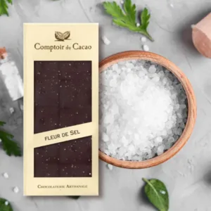 Comptoir du Cacao 70%黑巧克力磚系列--給宏德鹽之花