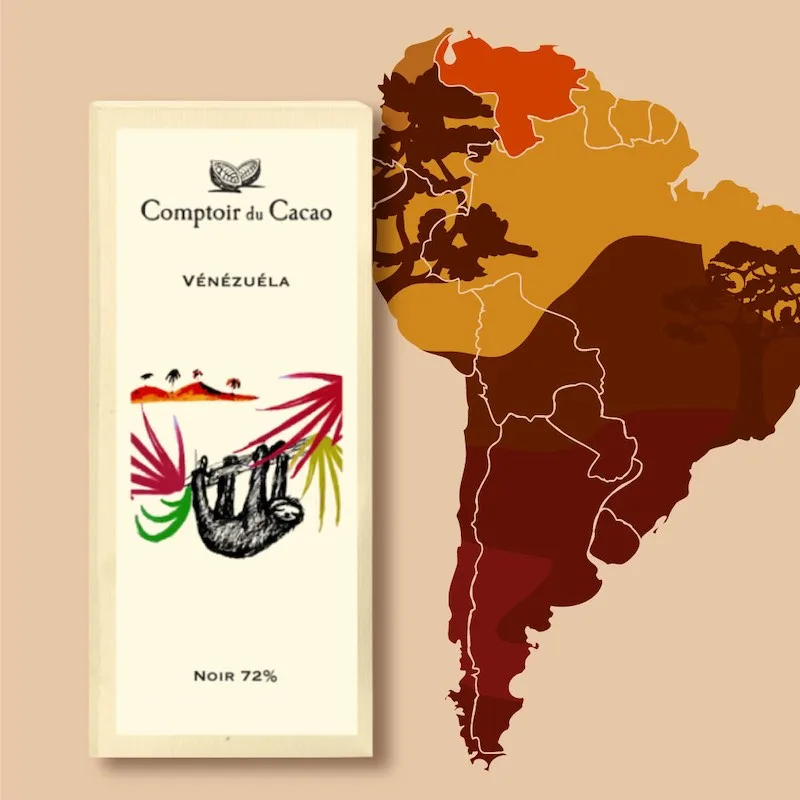 Comptoir du Cacao單一產地系列—委內瑞拉72%黑巧克力磚 1 圖克圖克|歐洲職人選物 venezuela jpg 圖克圖克|歐洲職人選物