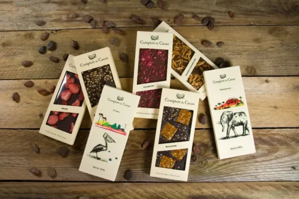 Comptoir du Cacao 70%黑巧克力磚系列--糖漬橘片巧克力：圖片 2