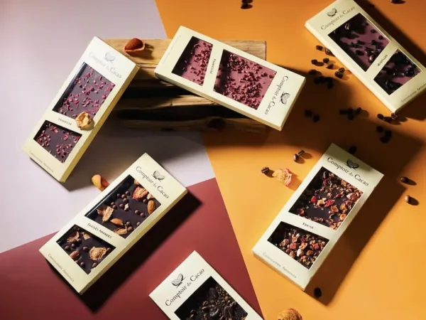 Comptoir du Cacao 70%黑巧克力磚系列--給宏德鹽之花：圖片 2
