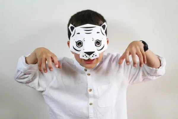 法國.旋轉花生.紙童趣 - 立體熱帶叢林動物面具：圖片 4