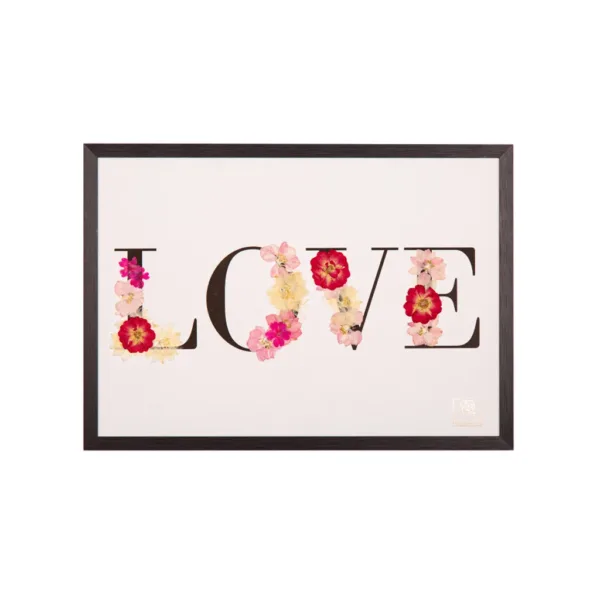 法國 落英紛紛花卉掛飾- LOVE：圖片 2