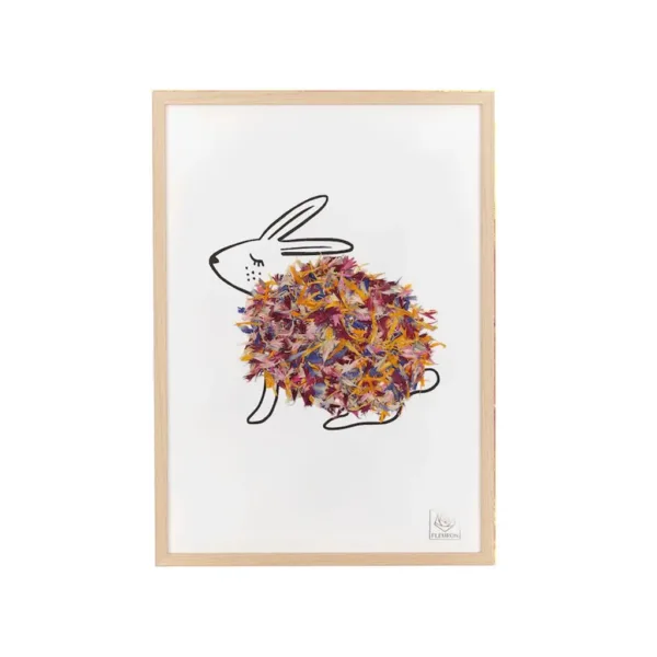 法國.落英紛紛花卉掛飾- 毛毛兔：圖片 8