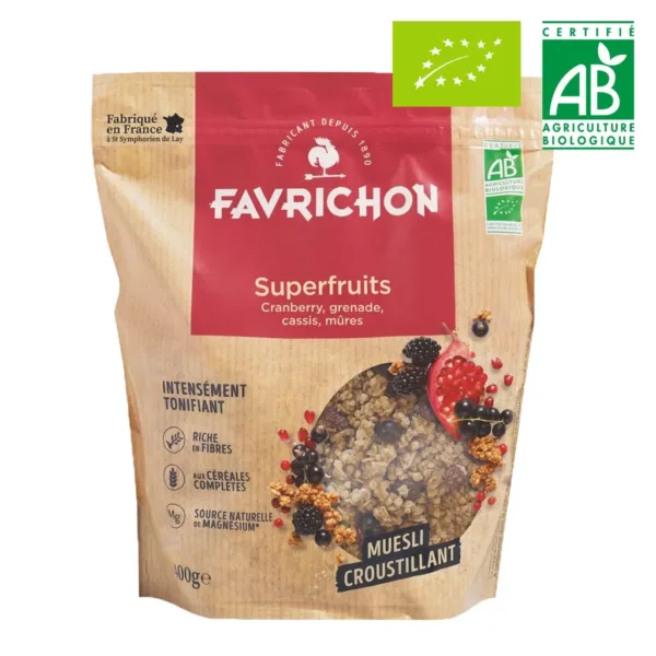 法國菲芙頌Favrichon脆麥片--Superfruits