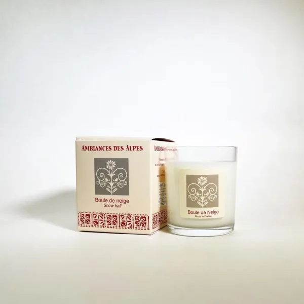 法國阿爾卑斯山香氛蠟燭 - Boule de Neige 雪球