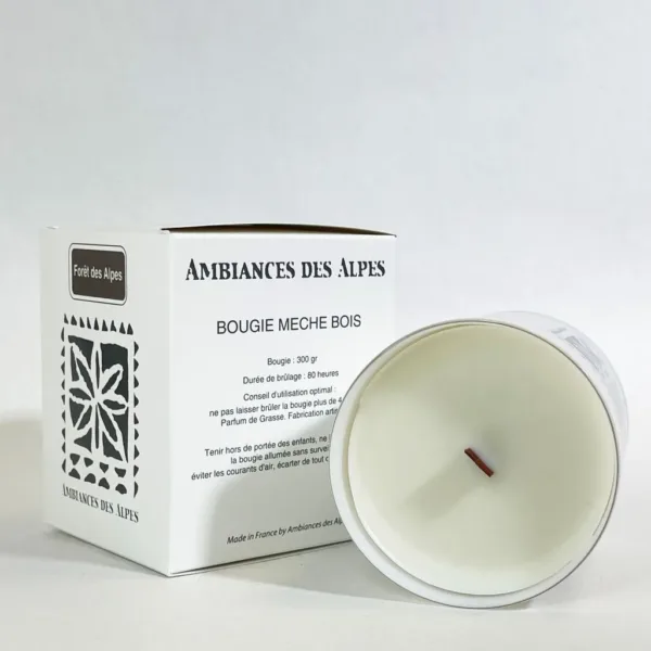 法國阿爾卑斯山木芯香氛蠟燭 - Forêt des Alpes 阿爾卑斯山的森林