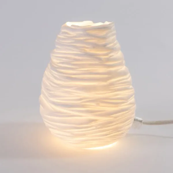 法國.白蔓瓷藝 Atelier du Blanc - 桌燈系列 PARADOXE 悖論(15cm)：圖片 2