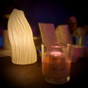 法國.白蔓瓷藝 Atelier du Blanc - 桌燈系列 VINEA 潺流(19.5cm)