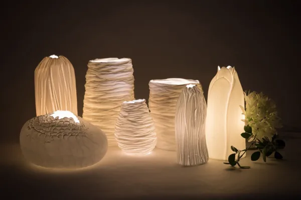 法國.白蔓瓷藝 Atelier du Blanc - 桌燈系列 PARADOXE 悖論(15cm)：圖片 5