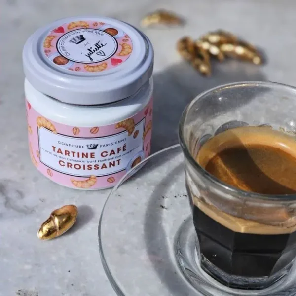 榛果咖啡抹醬(限量款) TARTINE NOISETTE CAFE avec CROISSANT - Confiture Parisienne 巴黎人果醬