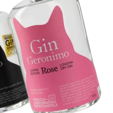 紅粉貓迷倫敦琴酒 Geronimo Gin - Rose, 含提盒