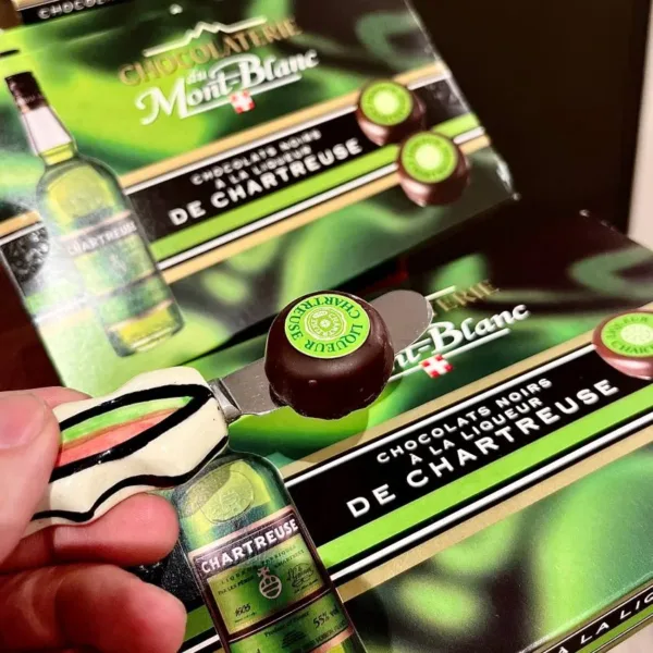 法國 夏翠絲酒心黑巧克力72% Chocolats Noirs a la Liqueur de Chartreuse：圖片 2