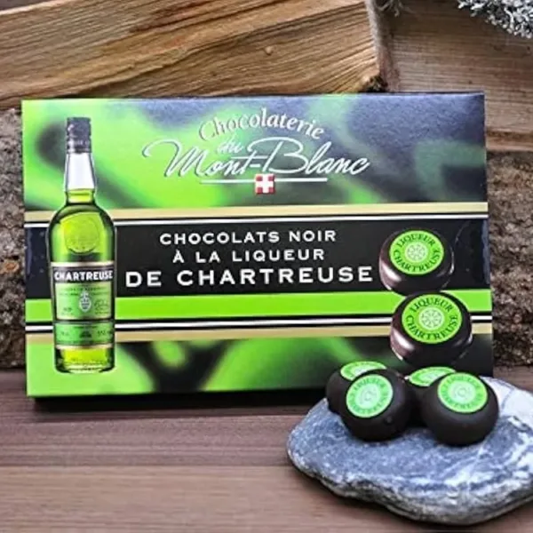 法國 夏翠絲酒心黑巧克力72% Chocolats Noirs a la Liqueur de Chartreuse