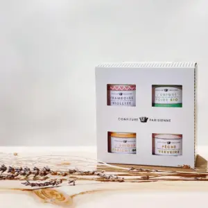 Confiture Parisienne 巴黎人果醬-小禮盒四入組,小果醬。