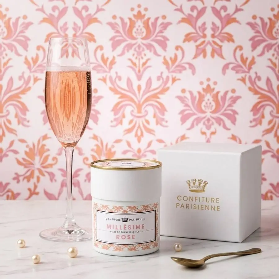 JACQUART粉紅香檳凍醬 禮盒裝 - Confiture Parisienne 巴黎人果醬