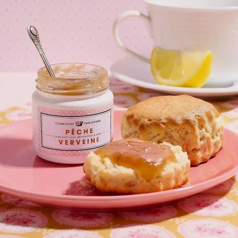 Confiture Parisienne 巴黎人果醬 - 馬鞭草蜜桃 1 peche verveine s jpg webp