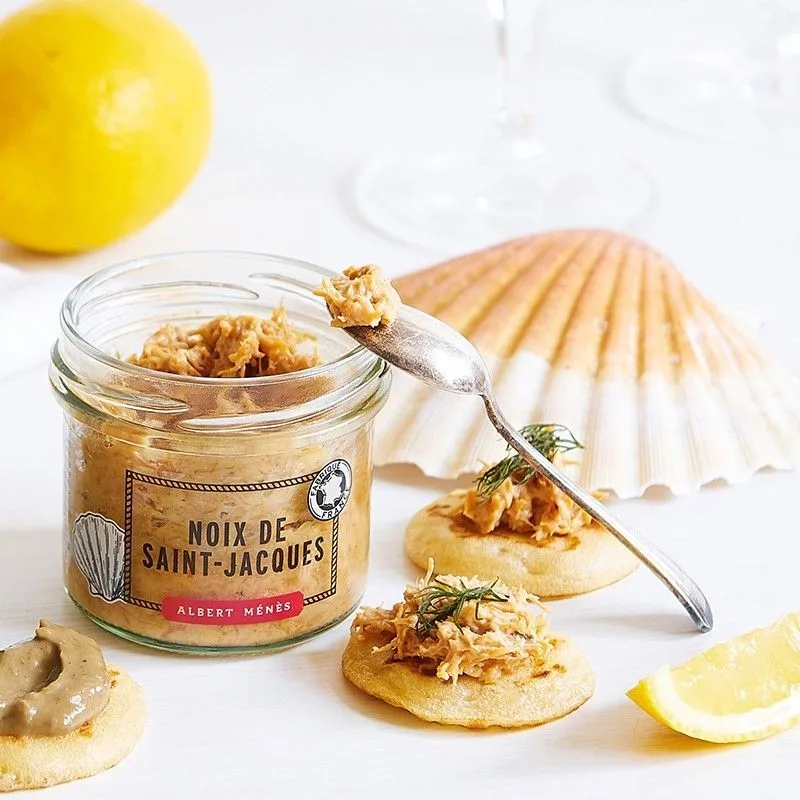 法國Albert Ménès 聖雅克扇貝抹醬 1 scallop rillettes jpg