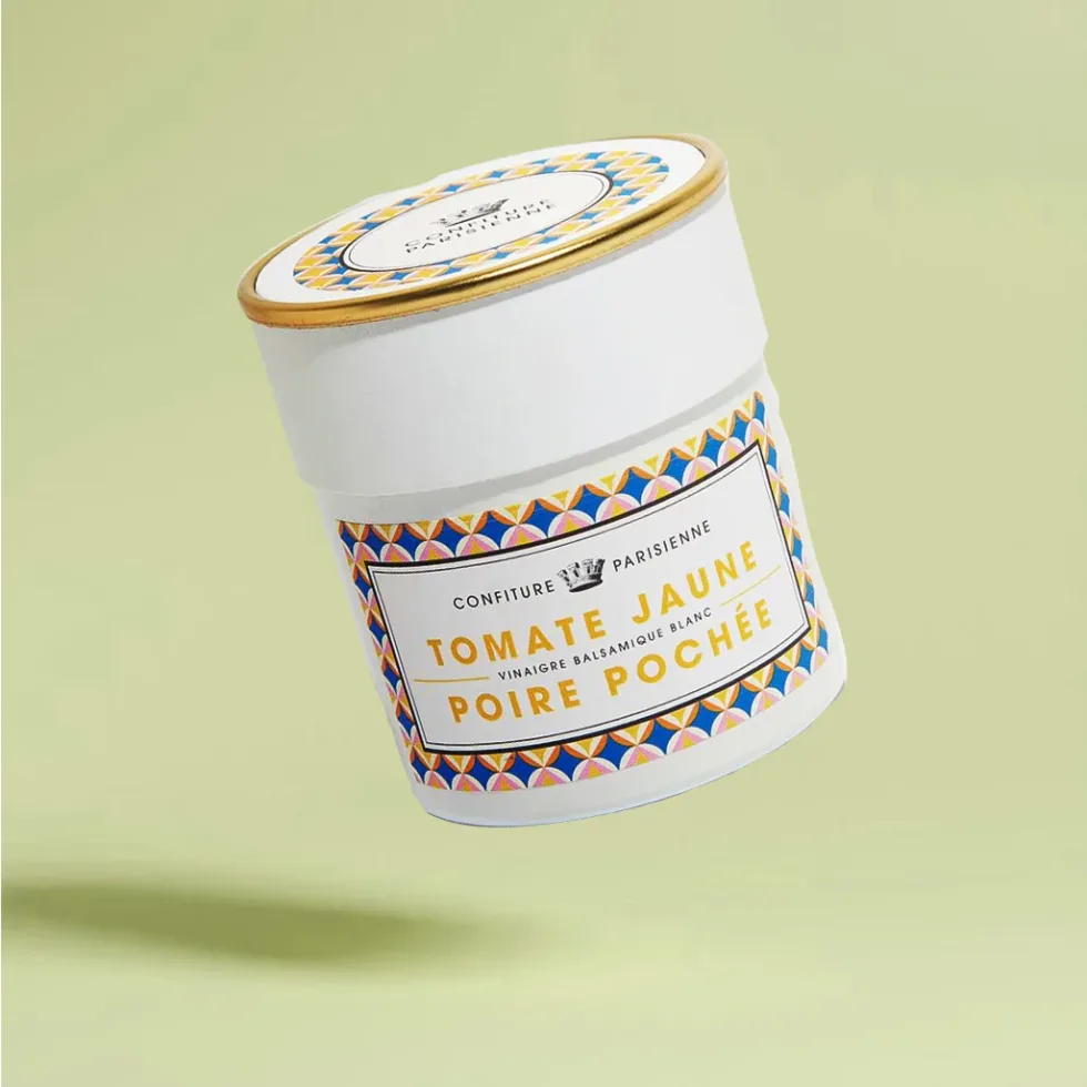 Confiture Parisienne 巴黎人果醬 - 黃番茄、西洋梨與巴薩米克醋【翡冷翠假期】 6 tomate jaune poire pochee jpg