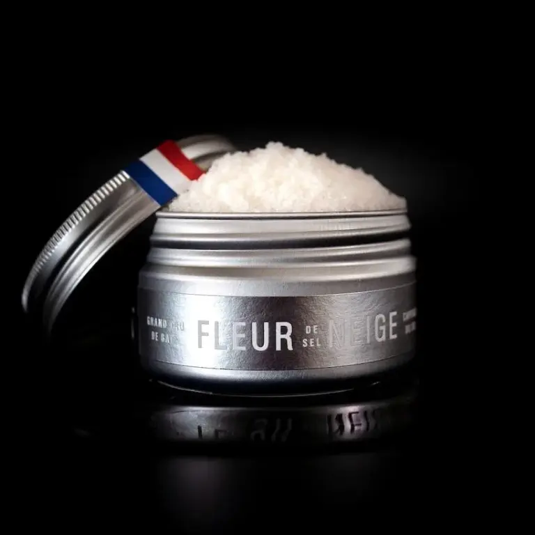 法國 BINET 1660 米其林主廚鹽之花 - 雪鹽 (100g)，料理食材。