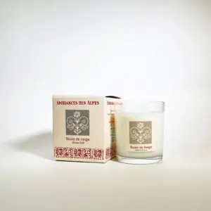 法國阿爾卑斯山香氛蠟燭 - Boule de Neige 雪球，香氛蠟燭。