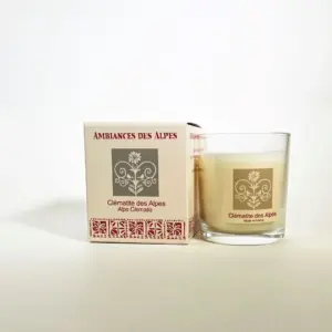 法國阿爾卑斯山香氛蠟燭 - Clématite des Alpes 阿爾卑斯山的鐵線蓮，香氛蠟燭。