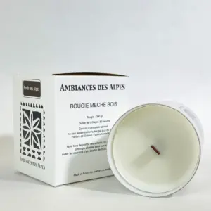 法國阿爾卑斯山木芯香氛蠟燭 - Forêt des Alpes 阿爾卑斯山的森林，歐式生活。