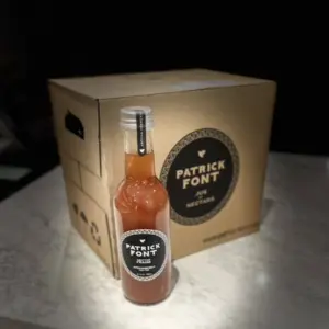 法國Patrick Font - 冷壓普羅旺斯草莓果蜜 - 250ml x 12,冷壓純果汁。