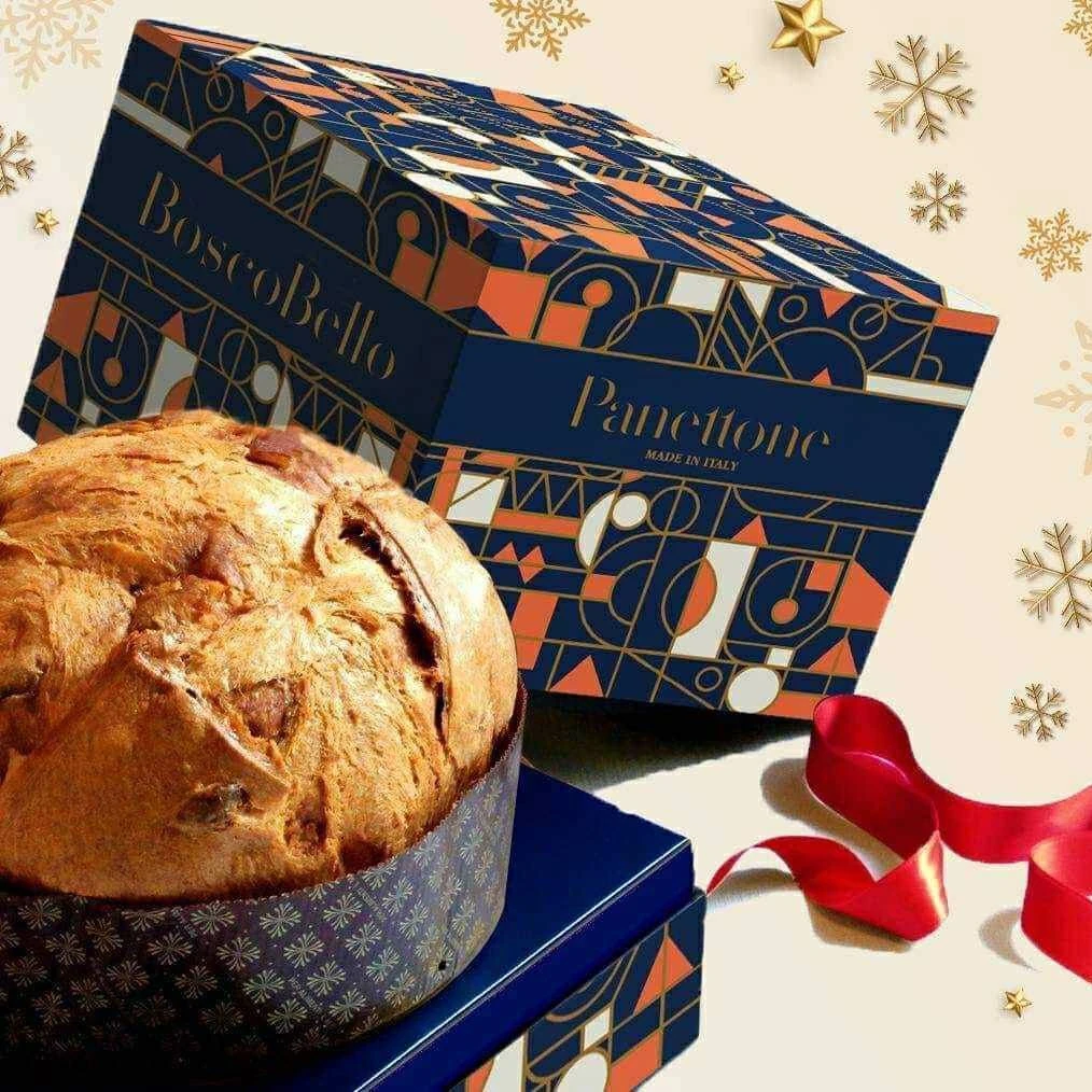 Panettone 經典聖誕麵包 1000g|義大利 36 小時天然發酵 伯斯柯貝羅 BoscoBello 1 圖克圖克|歐洲職人選物 Panettone 經典聖誕麵包 1000g